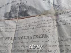 Signed Civil War Officer Certificate, c. 1862