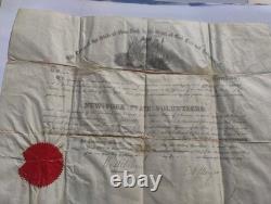 Signed Civil War Officer Certificate, c. 1862