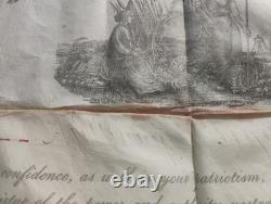 Signed Civil War Officer Certificate, c. 1862