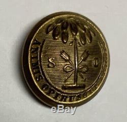 South Carolina Vest Civil War Button