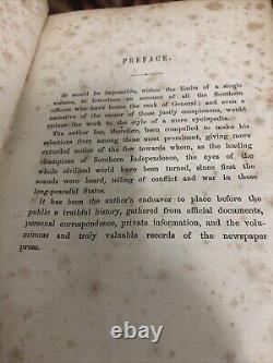 Southern Generals 1865 Book Who They Are & What They Have Done Civil War History
