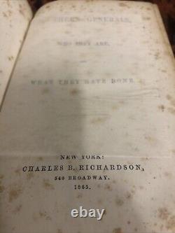 Southern Generals 1865 Book Who They Are & What They Have Done Civil War History