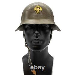 Soviet Ssh-36 Spanish Civil War Helmet (1936-1939) Chinstrap, Badge & Liner