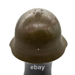 Soviet Ssh-36 Spanish Civil War Helmet (1936-1939) Chinstrap, Badge & Liner