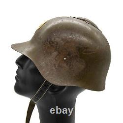 Soviet Ssh-36 Spanish Civil War Helmet (1936-1939) Chinstrap, Badge & Liner