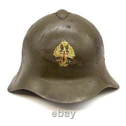 Soviet Ssh-36 Spanish Civil War Helmet (1936-1939) Chinstrap, Badge & Liner