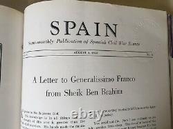 Spain Magazine Spanish Civil War Newspaper 1937-41 WWII Franco Lot of 68 Rare