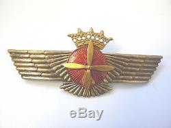 Spain Spanish CIVIL War Pilots Wings Badge, 1937, Very Rare