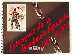 Spanish Civil War Republican Front Prints Book