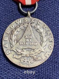 Spanish Civil War XIII Brigade Polish Medal 1936-39 Original RARE