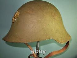 Spanish M34-38 eibar helmet civil war casque stahlhelm casco elmo franco