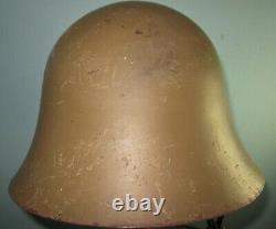 Spanish M34 Eibar helmet civil war Spain casque stahlhelm casco elmo WW2