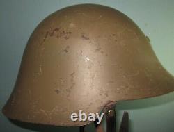Spanish M34 Eibar helmet civil war Spain casque stahlhelm casco elmo WW2