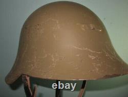 Spanish M34 Eibar helmet civil war Spain casque stahlhelm casco elmo WW2