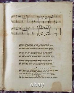 Super Rare 1863 CIVIL War Sheet Music! Strike Down Secession Types George Newton