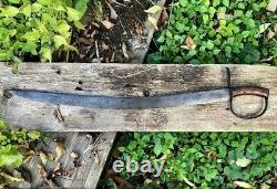 Superb CIVIL War Confederate D Guard Bowie Knife Short Sword IDD Mississipi