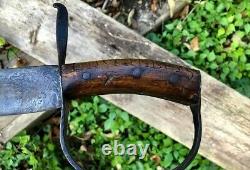 Superb CIVIL War Confederate D Guard Bowie Knife Short Sword IDD Mississipi