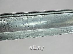 Superb Quality American CIVIL War M1850 Foot Officers Sword Damascus Steel Blade