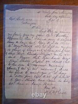 Supplies to Longstreet's Army Confederate Letter TN Farmer