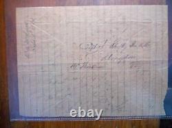 Supplies to Longstreet's Army Confederate Letter TN Farmer