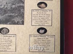 The Civil War Bullet Relic Collection of The Western Campaigns with COA