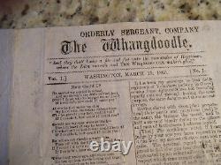 The Whangdoodle Vol 1 #1 Sutler Parody flyer d/l Washington March 15 1865