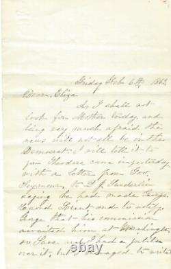 Three Civil War Letters Family Reports Soldier Underground In Bomb Proof Cover