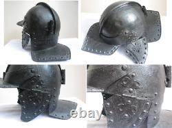 Totally Original English Civil War Harquebusier Helmet Circ 1630
