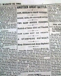 URIAH P. LEVY 1st Jewish U. S. Navy Commodore DEATH Jews 1862 Civil War Newspaper