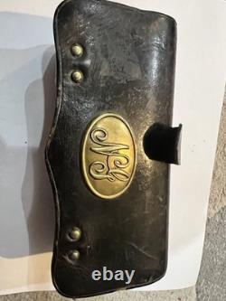 US 1872 Spanish War Or Indian War With NG Plate Pristine Condition Cartridge Box