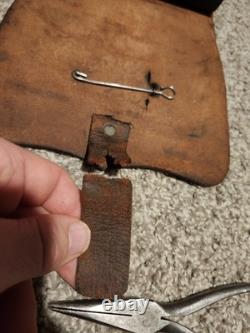 US American Civil War Musket Ammunition Pouch SPRINGFIELD RIFLE