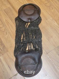 US Cavalry Horse Hair Belly Girth Cinch Marked RIA 1918 Very Nice