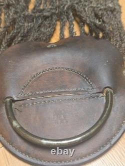 US Cavalry Horse Hair Belly Girth Cinch Marked RIA 1918 Very Nice