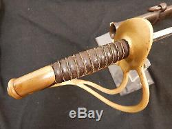 US Civil War Ames M-1860 Cavalry Sword WithS Original Nice