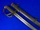 US Civil War Antique 19 Century Model 1833 Ames Dragoon Sword with Scabbard
