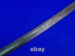 US Civil War Antique 19 Century Model 1860 C. Roby Cavalry Sword