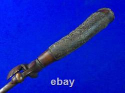 US Civil War Antique Ames Sword Blade Hunting Dagger with Scabbard