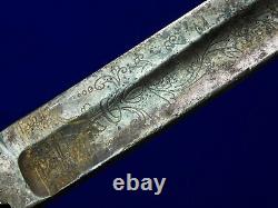 US Civil War Antique Old 19 Century Engraved Officer's Sword Blade