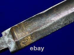 US Civil War Antique Old 19 Century Engraved Officer's Sword Blade