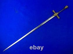 US Civil War Antique Old Militia Sword Blade Pommel Crossguard Part Parts