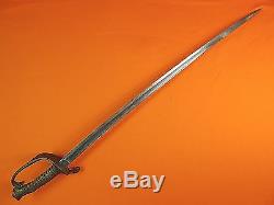 US Civil War Collins Foot Officer's Sword with Scabbard