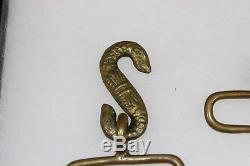 US Civil War Confederate Union Officer's Import Two Headed Snake Buckle. M171