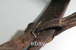 US Civil War Era M1859 Cavalry Bit Original Reins Texas Star Rosettes on Bridle