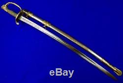 US Civil War French Made Staff & Field Presentation Engraved Officer's Sword