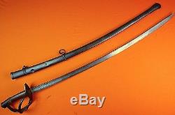 US Civil War German Made Cavalry Sword metal hilt with Scabbard