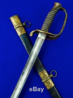 US Civil War German Made Presentation Grade Engraved Foot Officer's Sword