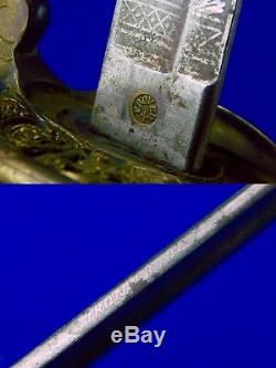 US Civil War German Made Presentation Grade Engraved Foot Officer's Sword