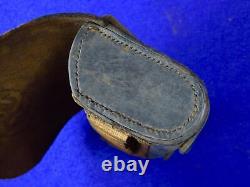 US Civil War Leather Ammo Pouch Converted for Use with Cartridges