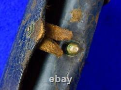 US Civil War Leather Ammo Pouch Converted for Use with Cartridges