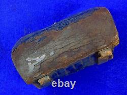 US Civil War Leather Ammo Pouch Converted for Use with Cartridges